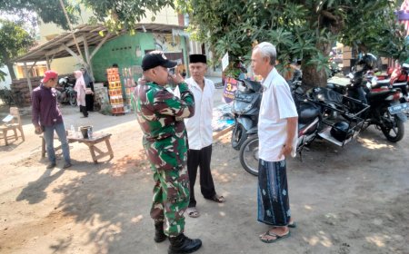Babinsa Koramil Suradadi Laksanakan Komsos Dengan Warga Binaan