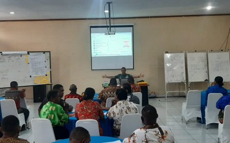 Kasdim Jayapura Sampaikan Materi Etika dan Integritas Kepemimpinan Pancasila Pada Pelatihan Pengawas Angkatan IV