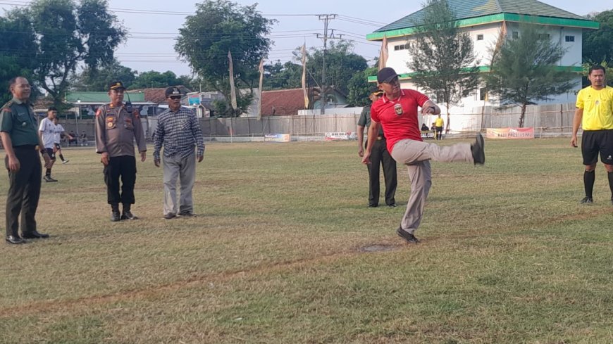 Resmi, Komandan Kodim 0712 Tegal Buka Turnamen Sepak Bola Dandim Tegal Cup 2024