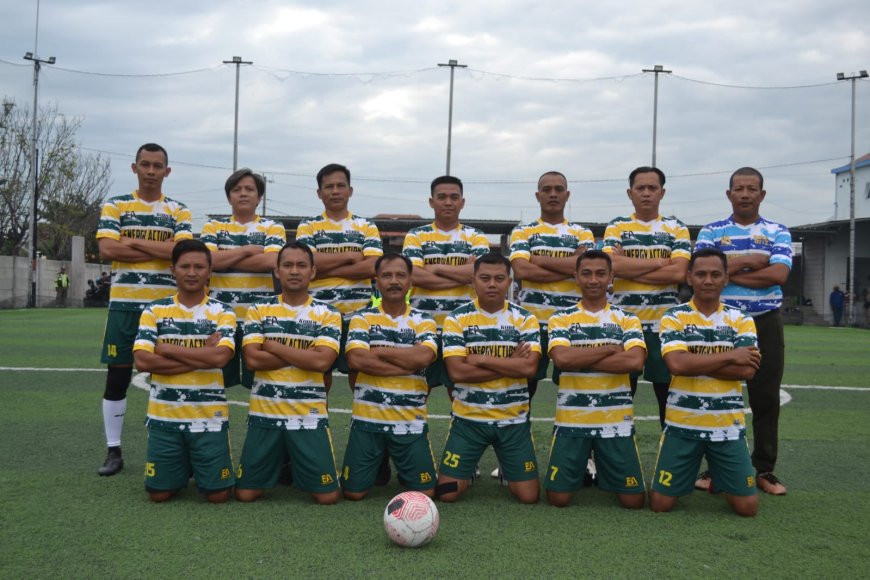 Meriahkan Hari Bhayangkara Ke-78, Dandim Tegal Ikuti Fun Mini Soccer