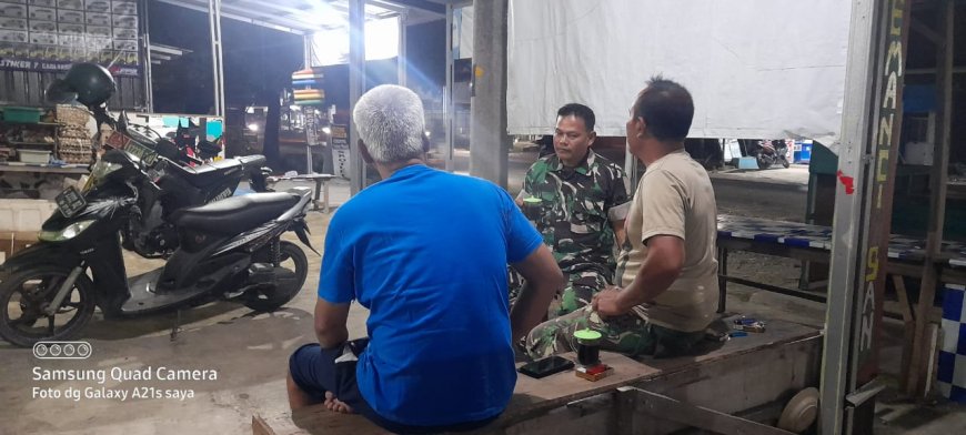 Babinsa Koramil Pangkah Laksanakan Komsos Dengan Warga Binaan