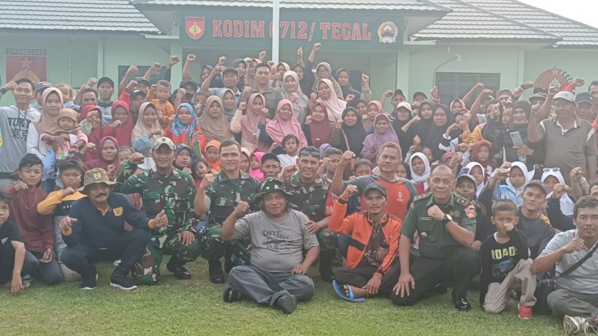 Usai Peresmian Jembatan Gantung, Warga Dukuh Karangsari Gerudug Kediaman Dandim