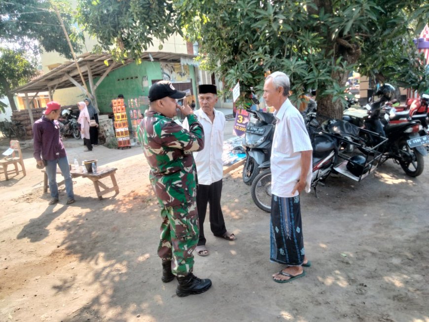 Babinsa Koramil Suradadi Laksanakan Komsos Dengan Warga Binaan