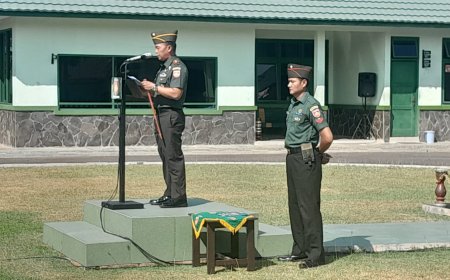 Dandim 0712 Tegal Pimpin Acara Wisuda Purna Wira Dan Purna Tugas
