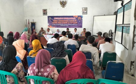 Pasiter Kodim Tegal Berikan Penyuluhan Wasbang Program TMMD Sengkuyung Tahap III Tahun 2024