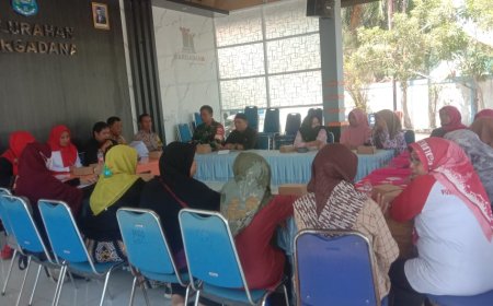 Babinsa Serda Riyanto Hadiri Rakor Penurunan Stunting Tingkat Kelurahan Margadana