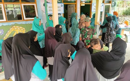 Danramil 07 Mandiraja Hadiri Pelatihan Kader Posyandu dan PKK untuk Cegah Stunting