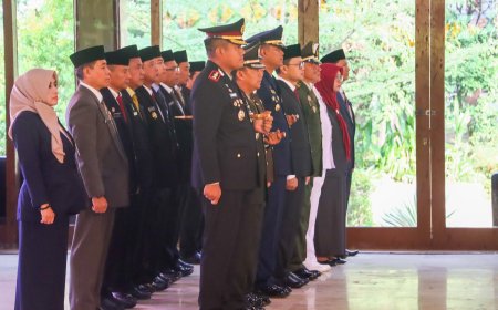 Dandim Tegal Hadiri Pengukuhan Paskibra HUT RI Ke – 79 Tahun 2024 Kabupaten Tegal