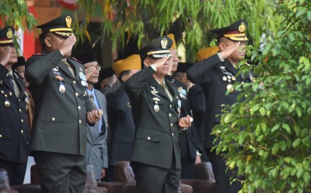 Dandim Tegal Bersama Forkopimda Hadiri Upacara Peringatan HUT RI Ke-79 Tahun 2024