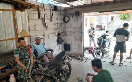 Babinsa Koramil Lebaksiu Anjangsana Kepada Warga Binaan