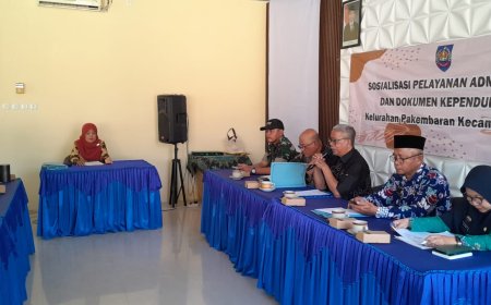 Serda Hendri Susanto Hadiri Sosialisasi Administrasi Dan Dokumen Kependudukan Kelurahan Pakembaran