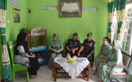 Dandim 0704 Banjarnegara Anjangsana HUT Korem 071Wijayakusuma