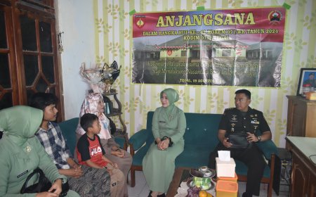 Jelang HUT Korem 071 Ke – 63, Dandim 0712 Tegal Anjangsana Ke Warakawuri