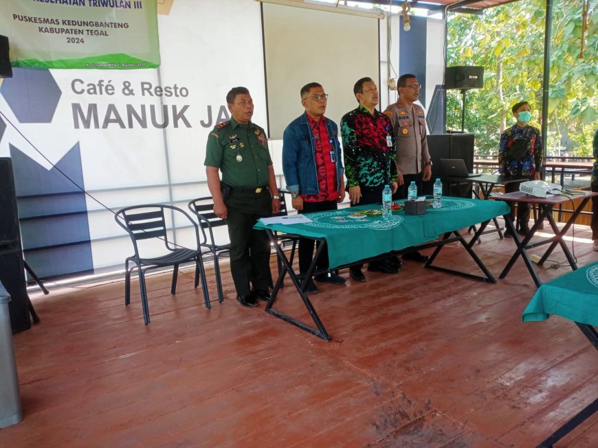 Danramil Kedungbanteng Hadiri Rapat Lintas Sektoral Bidang Kesehatan