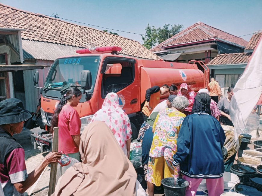 Serda Kasmuri Dampingi Penyaluran Air Bersih Desa Jatimulya