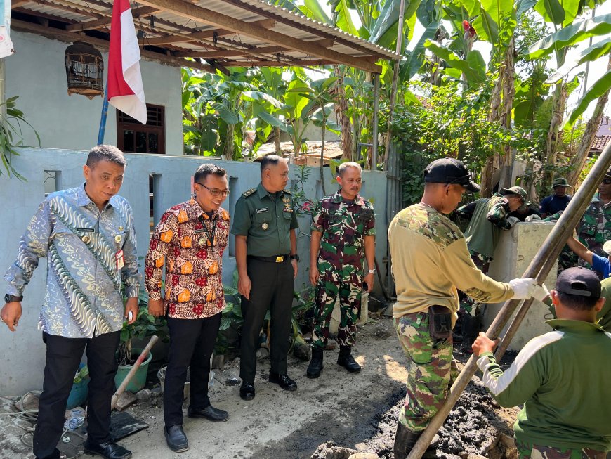 Awasi Secara Langsung, Tim Wasev Kodam IV Diponegoro Cek Sasaran TMMD Sengkuyung Kodim Tegal