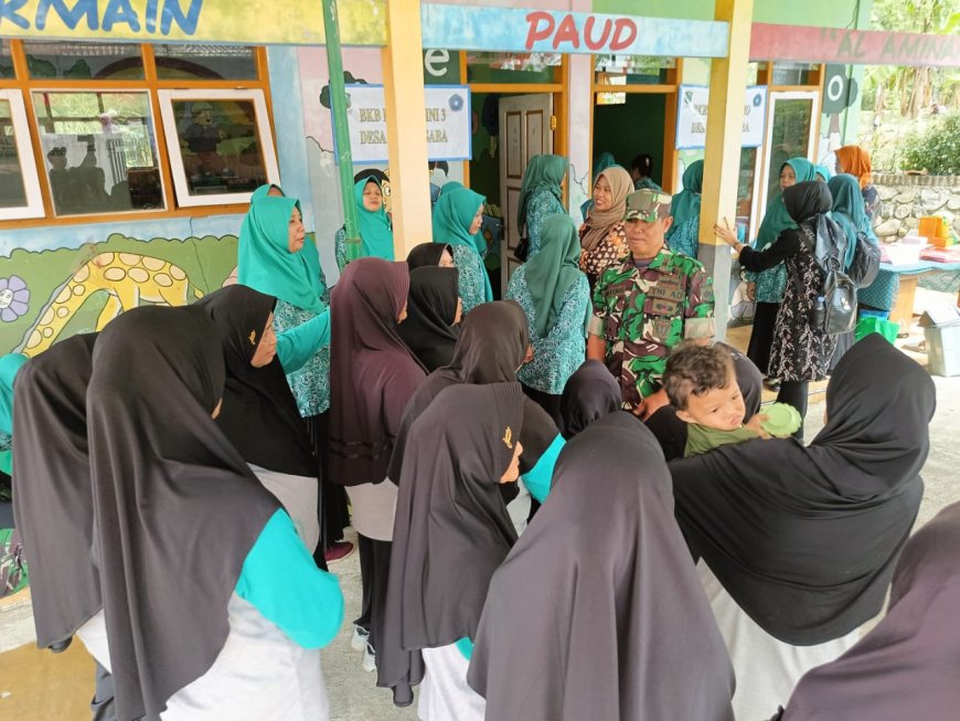 Danramil 07 Mandiraja Hadiri Pelatihan Kader Posyandu dan PKK untuk Cegah Stunting