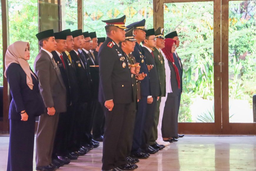 Dandim Tegal Hadiri Pengukuhan Paskibra HUT RI Ke – 79 Tahun 2024 Kabupaten Tegal