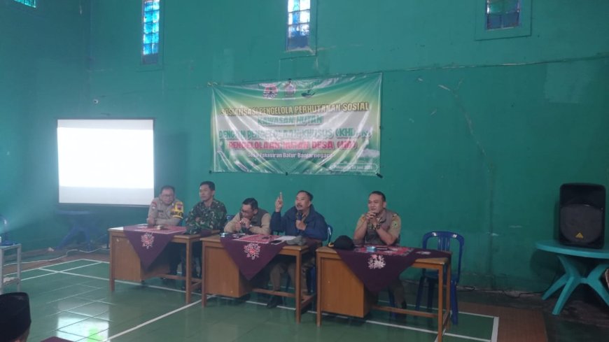 Danramil dan Forkopimca Hadiri Sosialisasi Fungsi Hutan di Batur