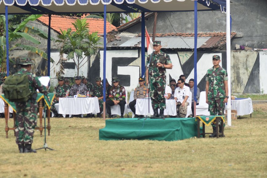 Dandim Tegal Pimpin Upacara Penutupan TMMD Sengkuyung Tahap III Tahun 2024 Di Wilayah Kabupaten Tegal