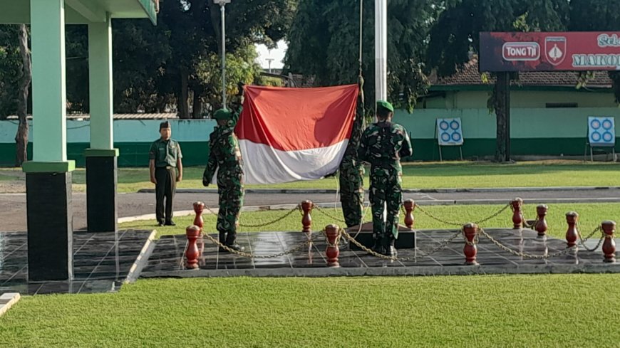 Kodim 0712 Tegal Gelar Upacara Minggu Terakhir Bulan Agustus 2024
