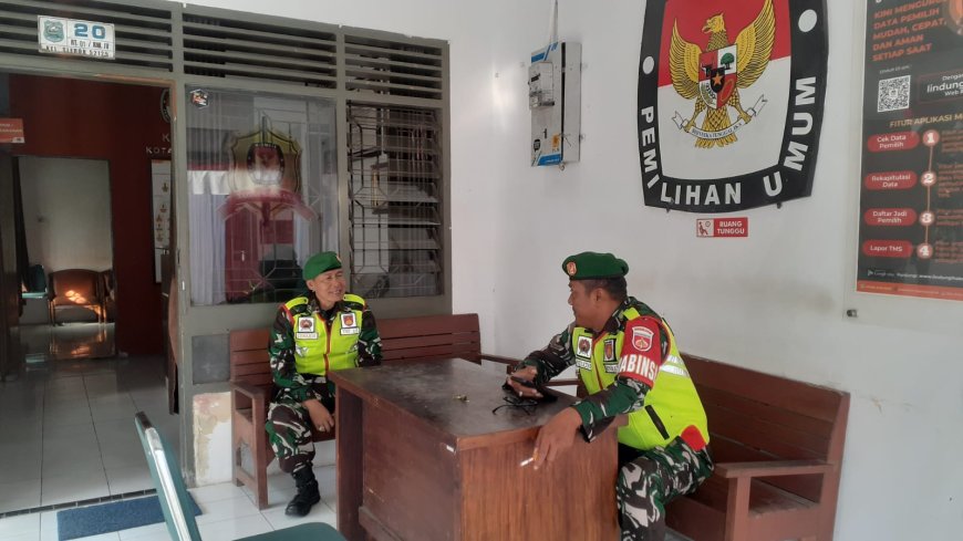 Pendaftaran Pilwalkot dibuka, Kodim 0712 Tegal Terjunkan Personel Amankan Kantor KPU