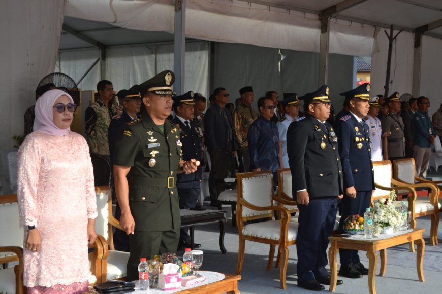 Dandim Tegal Hadiri Upacara Pelantikan Perwira Transportasi Darat Angkatan XXXII Dan XXXIII PKTJ Tegal Tahun 2024