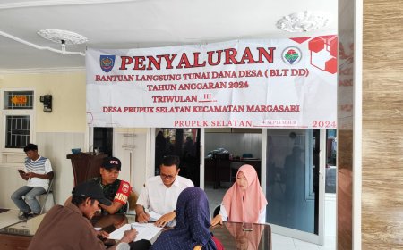 Serka Wijianto Damping Pembagian BLT DD Desa Prupuk Selatan