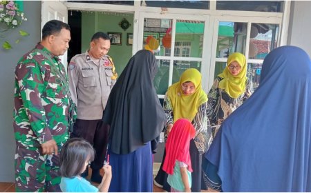 Babinsa Peltu Edy Hadiri Acara Jambore Kader Posyandu Tingkat Kecamatan Lebaksiu