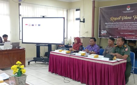 Danramil Sumurpanggang Hadiri Rapat Rekapitulasi Daftar Pemilih Sementara Hasil Perubahan Pilkada Serentak Tahun 2024