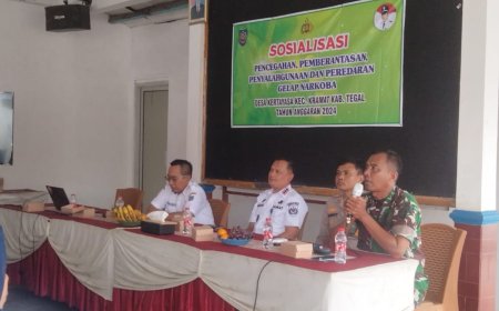 Melalui Sosialisasi, Danramil Kramat Ajak Warga Jauhi Narkoba