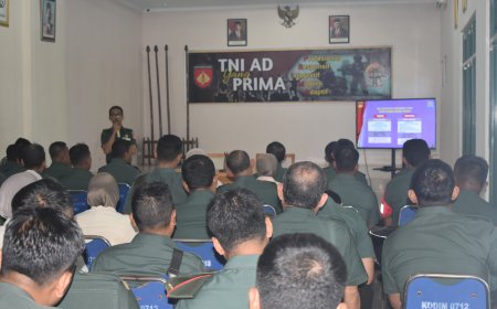 Prajurit Kodim Tegal Terima Penyuluhan Hukum Dari Kumdam IV Diponegoro
