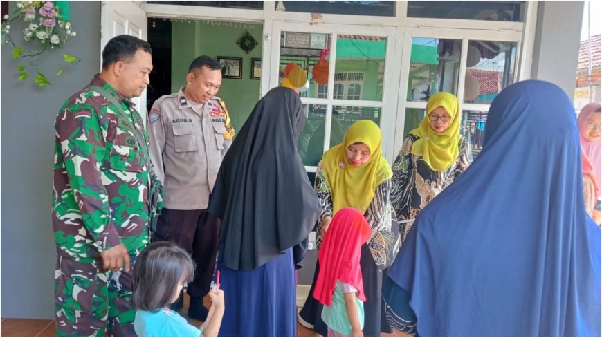 Babinsa Peltu Edy Hadiri Acara Jambore Kader Posyandu Tingkat Kecamatan Lebaksiu