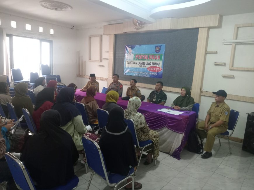 Danramil Bumijawa Hadiri Penyaluran Bantuan Langsung Tunai Desa Guci