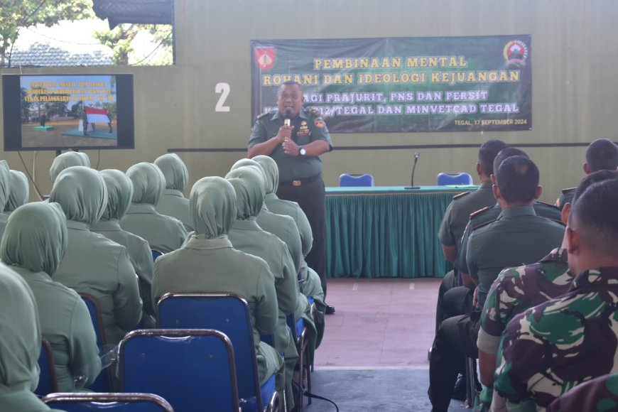 Pembinaan Mental Rohani Dan Ideologi Kejuangan Prajurit, PNS Dan Persit Kodim 0712 Tegal Tahun 2024