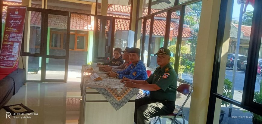 Danramil Slawi Hadiri Kirab Pilkada Serentak Tingkat Kecamatan Slawi