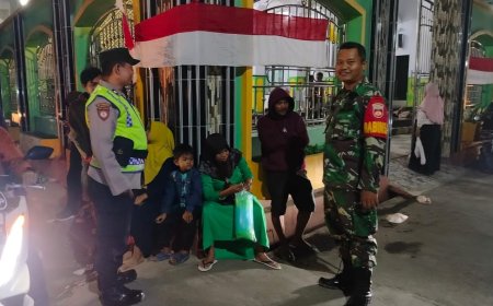 Babinsa Suradadi Laksanakan Patroli Sinergitas