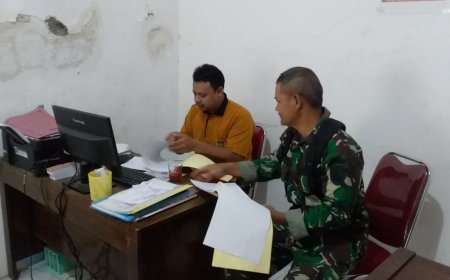 Babinsa Koramil Tarub Laksanakan Puldatater Di Desa Kemanggungan