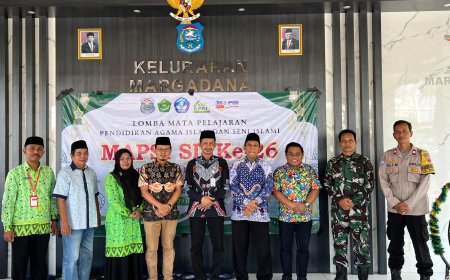 Batuud Koramil Sumurpanggang Hadiri Lomba Mata Pelajaran Agama Islam Jenjang SD Se-Kota Tegal