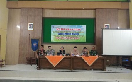 Babinsa Koramil Balapulang Hadiri Musrenbangdes Balapulang Wetan