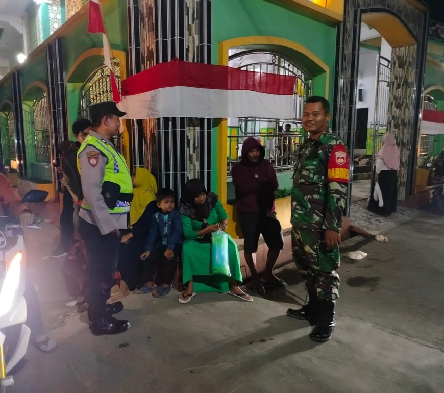 Babinsa Suradadi Laksanakan Patroli Sinergitas