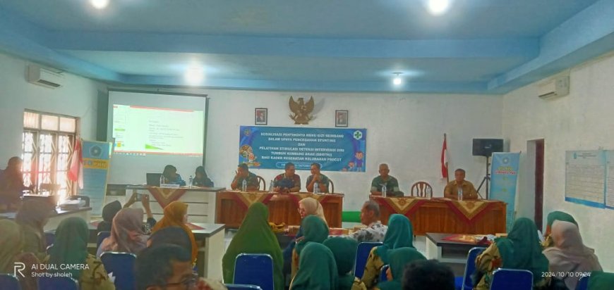 Danramil Slawi Hadiri Sosialisasi Pencegahan Stunting