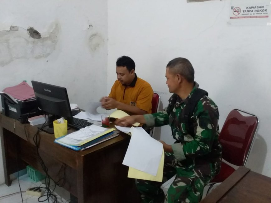 Babinsa Koramil Tarub Laksanakan Puldatater Di Desa Kemanggungan