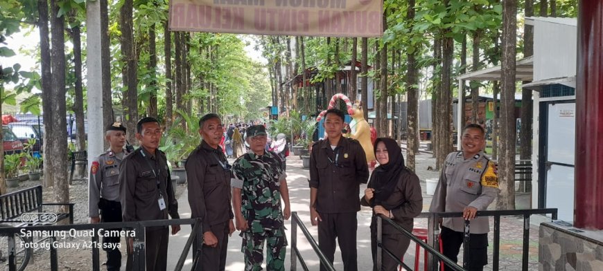 Cipta Kondisi, Serka Sunata Laksanakan Pengamanan Objek Wisata Rodjo Tater