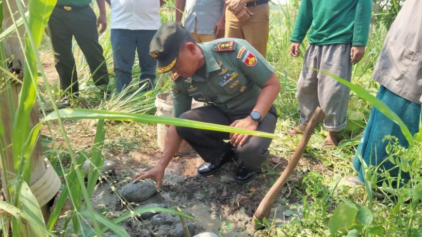 Dandim 0712 Tegal Bersama Forkopincam Peletakan Batu Pertama Pembangunan TPQ