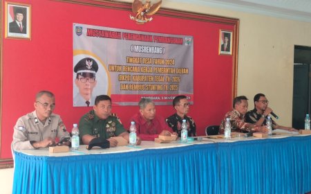 Danramil Kedungbanteng Hadiri Musrenbangdes Rembug Stunting Desa Tonggara