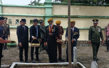 Pabung Kodim Tegal Hadiri Rangkaian Kegiatan Peringatan Hari Pahlawan Ke-79 2024 Tingkat Kabupaten Tegal