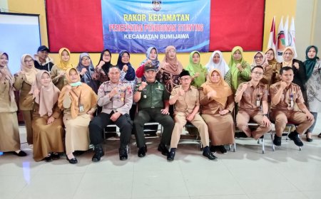 Danramil Bumijawa Hadiri Rakor Tim Percepatan Penurunan Stunting (TPPS) Kecamatan Bumijawa