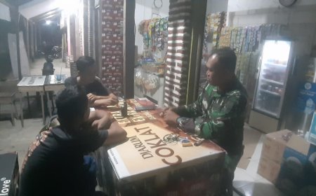 Antusias Warga Dengerin Komsos Pak Babinsa