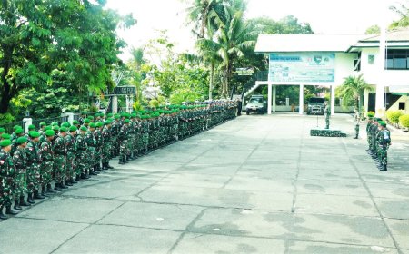 Pastikan Kelancaran Pesta Demokrasi, Dandim Jayapura Pimpin Apel Gabungan Pengamanan Pilkada 2024